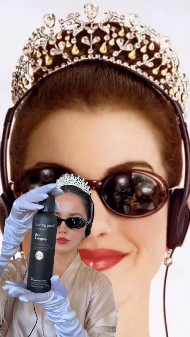 Recreating the iconic Princess Diaries look with @livingproofinc Flex Hairspray - an easy Halloween costume idea that won’t disappoint! 
#livingproofpartner - shop now on @amazon