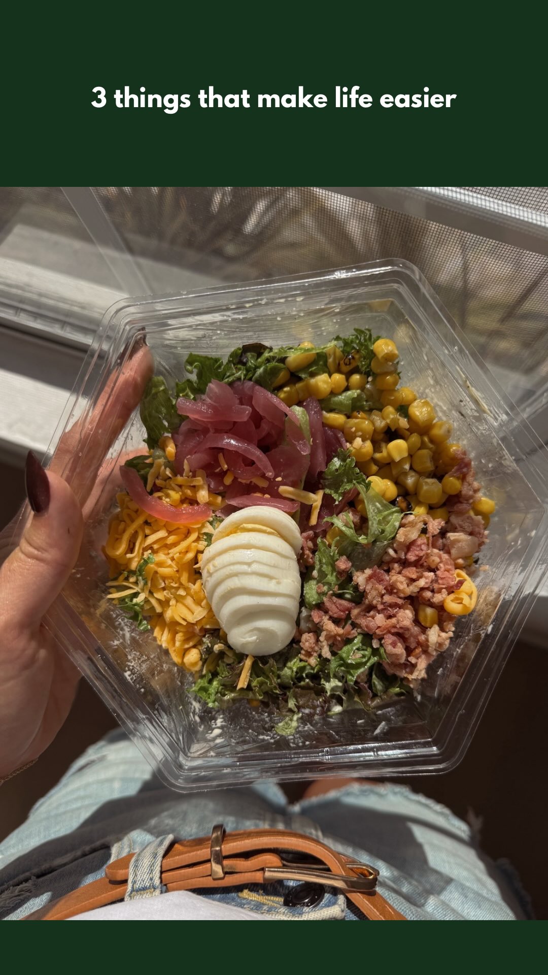 because no one can do it all alone, let’s be real😅 (#ad) once i stopped feeling the need to be perfect and make everything from scratch, life got a *lot* easier!! i’ve been getting these salads from @inspired.go (along with some of their other amazing items - the chia pudding parfaits are a fave!) so i can save time and stress🙏 i order for delivery on sundays and they truly stay fresh & delicious all week🥬
they’re available now in select cities across California, Utah, Nevada, Colorado and Arizona - save 5% on every order when you subscribe, you can pause or cancel any time!
#workingmom #workingmomstruggles #workfromhomemoms