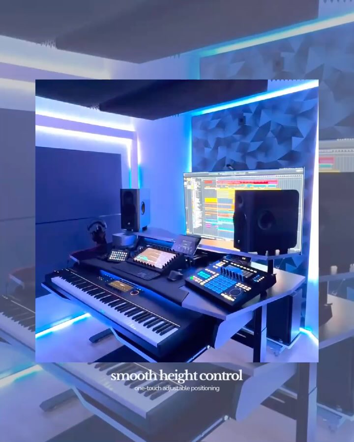 Designed with purpose, built for what’s next. The fantom series transforms your workspace with sit and stand innovation, refined ergonomics, and clean form. This is more than a desk — it’s the future of your studio.

Photos and video by: @felixteskemusic 

#studiodesk #fantomseries #studioworkstation #musicproductionsetup