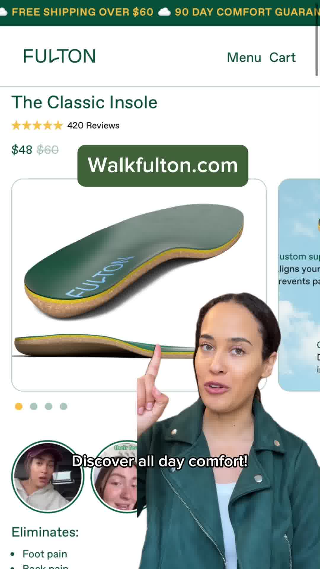 ☁️Stability, comfort, & pain relief from the ground up!☁️