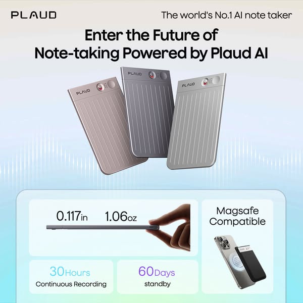 Plaud: The World's Most Popular AI Note-Taking Device