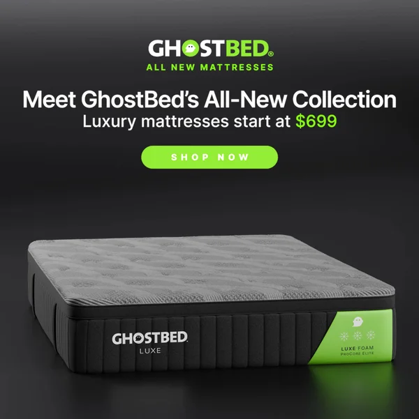 Try GhostBed's Newest Collection Today