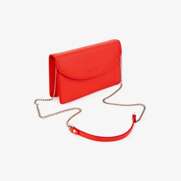 La pochette en cuir