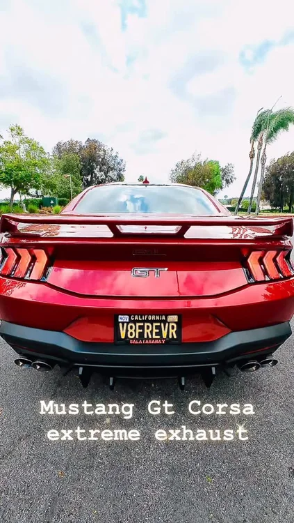 Mustang Gt Corsa extreme exhaust sound .  #corsaperformance #mustang #fordperformance #mustang #auto #exhaust #v8 #car #carmods #losangeles #orangecounty #lakeelsinore