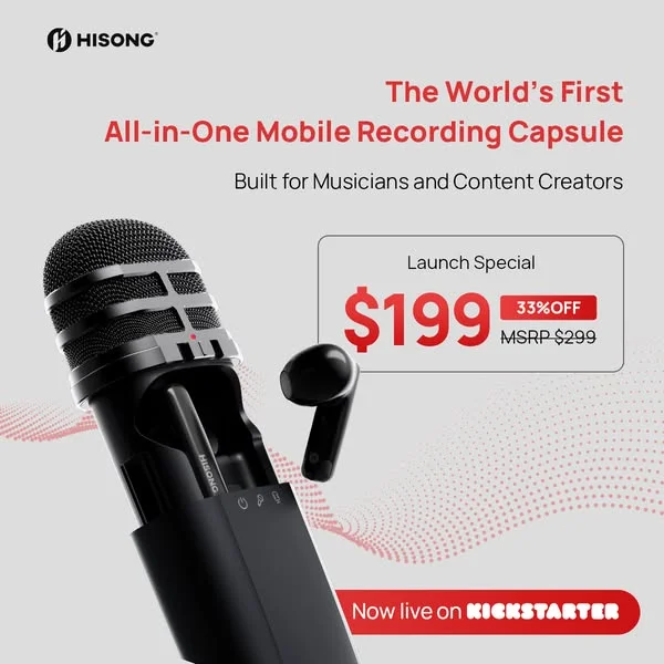 Hisong AirStudio S1: The All-in-One Audio Solution That Puts a Real-Time Studio in Your Pocket.