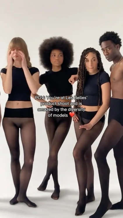 FOREVER INCLUSIVE 🤗

LB stands for self-love, self-expression + the freedom to JUST BE YOU.

As you can see (gorgeous models ⬆️!), our seam-free tights with 360° stretch are made with 💗 for ALL bodies. 

Join the Belle party at lesbelles.co + celebrate love and 🏳️‍🌈 with us all year long!