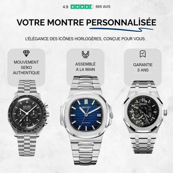 Votre montre. Vos règles.