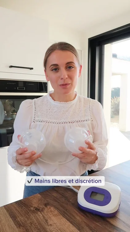Nomade, rechargable et mains-libres, louez votre tire lait de location Smartpump en pharmacie ou en ligne