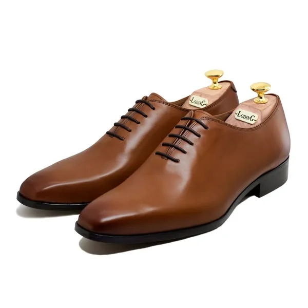 Richelieu One-Cut à bout fleuri Milan 345 bleu marine