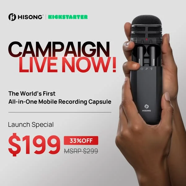 Hisong AirStudio S1: The All-in-One Audio Solution That Puts a Real-Time Studio in Your Pocket.